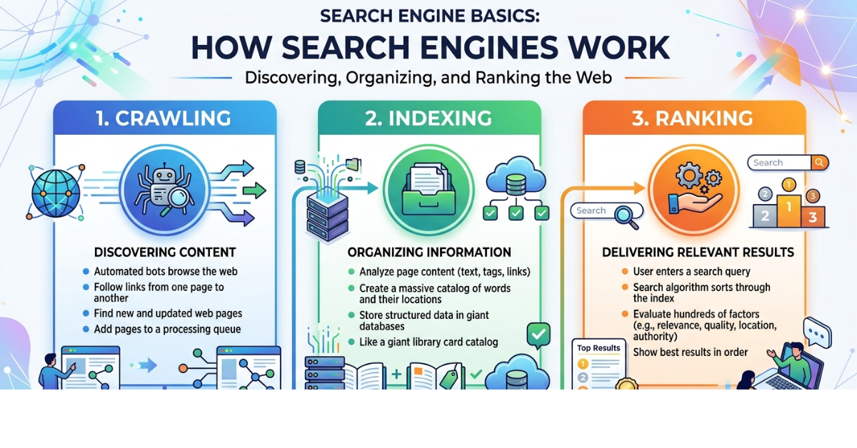 Search Engine Basics: How Search Engines Work