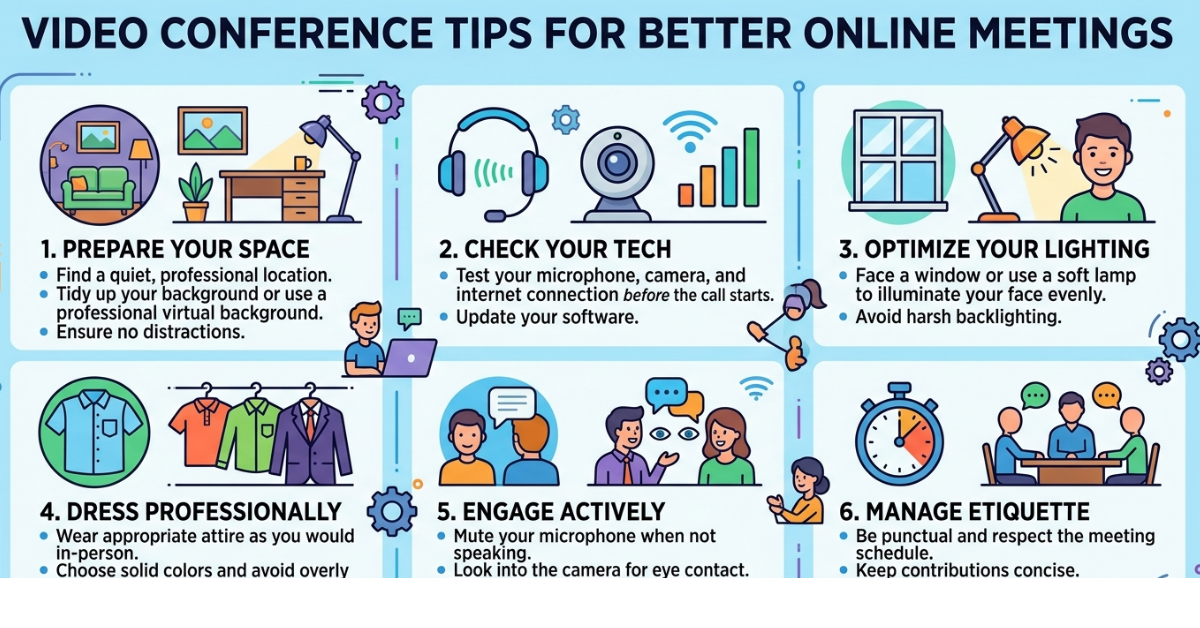 Video Conference Tips for Better Online Meetings