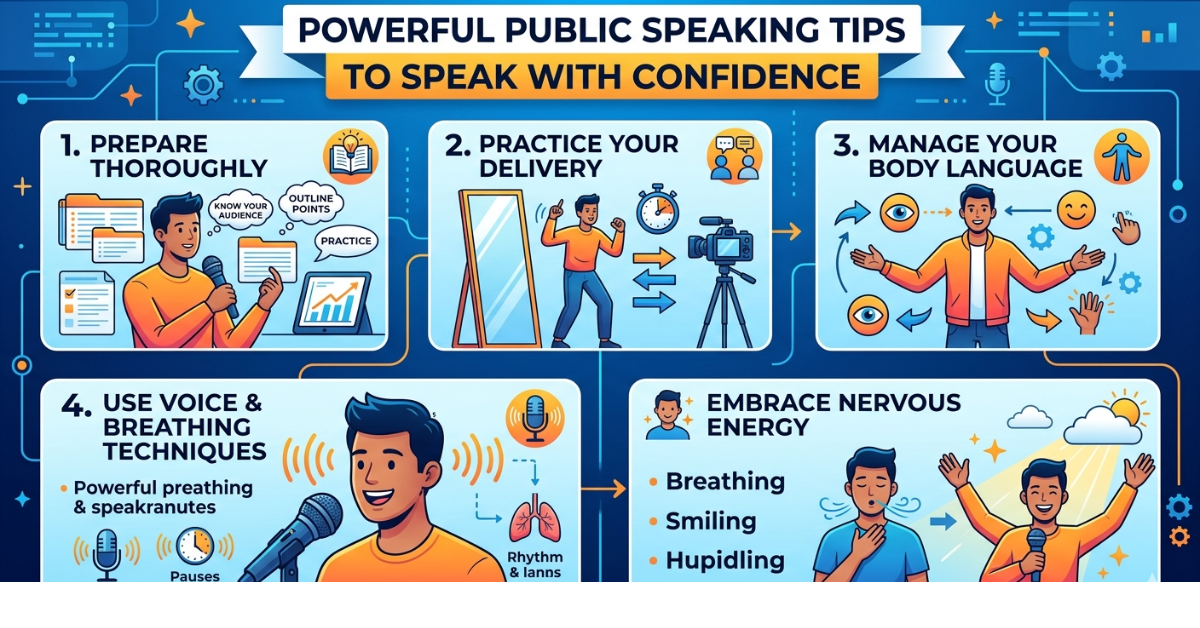 Powerful Public Speaking Tips to Speak with Confidence